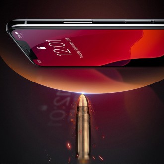 Baseus Glass 0,3 mm 9H Anti-bluelight iPhone 11 Pro Max / iPhone XS Max + polohovač (SGAPIPH65-LF02)