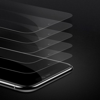 Baseus Glass 0,3 mm 9H Anti-bluelight iPhone 11 Pro Max / iPhone XS Max + polohovač (SGAPIPH65-LF02)