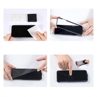 Baseus Glass 0,3 mm 9H Anti-bluelight iPhone 11 Pro Max / iPhone XS Max + polohovač (SGAPIPH65-LF02)