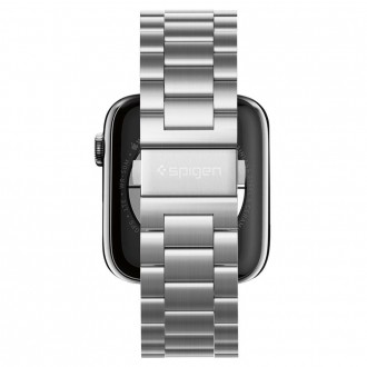 Spigen MODERN FIT BAND Apple Watch 4 / 5 / 6 / 7 / 8 / SE (42 / 44 / 45MM) STŘÍBRNÉ