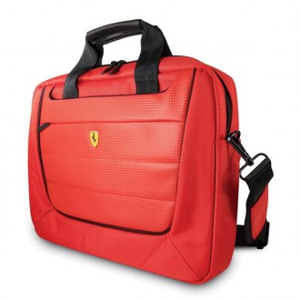 Taška na notebook Ferrari FECB15RE 16&quot; červená/červená Scuderia