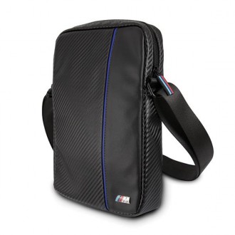 BMW BMTB8CAPNBK Taška na tablet 8&quot; černá/černá Carbon / Blue Stripe