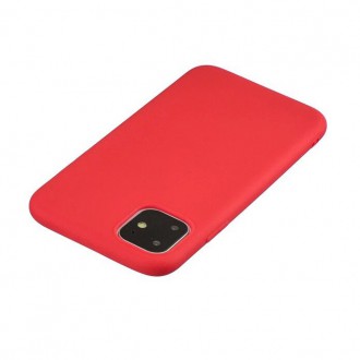 Silikonové pouzdro flexibilní silikonový kryt pro iPhone 11 Pro červený