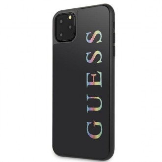 Guess GUHCN65LGMLBK iPhone 11 Pro Max černé/černé pevné pouzdro Glitter Logo