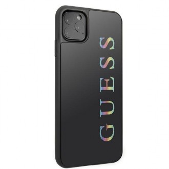 Guess GUHCN65LGMLBK iPhone 11 Pro Max černé/černé pevné pouzdro Glitter Logo