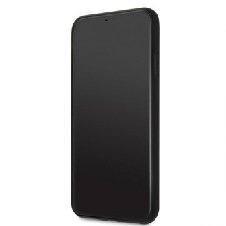 Guess GUHCN65LGMLBK iPhone 11 Pro Max černé/černé pevné pouzdro Glitter Logo
