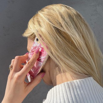 Wozinsky Marble gelové pouzdro kryt mramorové Xiaomi Redmi 8A růžové