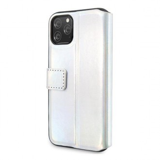Guess GUFLBKN58BLD iPhone 11 Pro stříbrná/stříbrná kniha Iridescent
