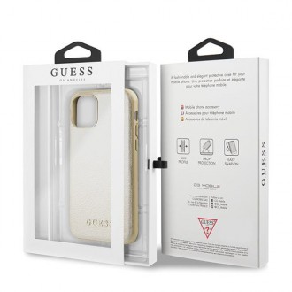 Guess GUHCN58IGLGO iPhone 11 Pro zlaté/zlaté pevné pouzdro Iridescent