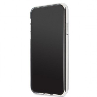 Pevné pouzdro Guess GUHCN65DGCNA na iPhone 11 Pro Max modrá/gradientní modrá California