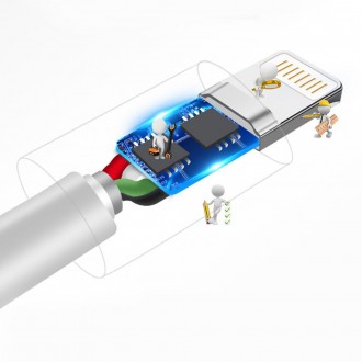 [RETURNED ITEM] Dudao kabel USB / Lightning 3A 1m bílý (L1L bílý)