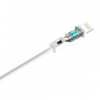 Dudao kabel USB / Lightning 2,4A 1m bílý (L4L 1m bílý)