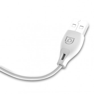 Dudao kabel USB / Lightning 2,4A 1m bílý (L4L 1m bílý)