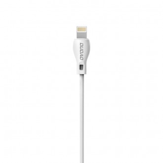 Dudao kabel USB / Lightning 2,4A 1m bílý (L4L 1m bílý)