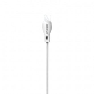 Dudao micro USB kabel 2,4A 1m bílý (L4M 1m bílý)