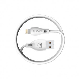 Dudao micro USB kabel 2,4A 1m bílý (L4M 1m bílý)