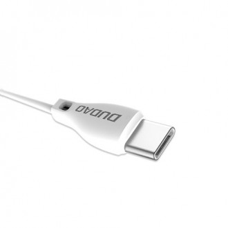 Dudao kabel USB Type C 2.1A 1m bílý (L4T 1m bílý)