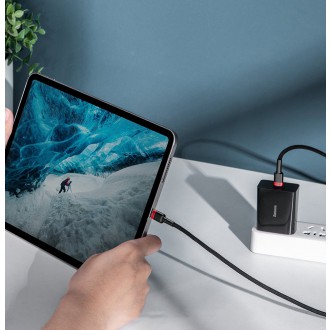[RETURNED ITEM] Baseus Cafule Cable Nylon Braided Wire USB Typ C PD Power Delivery 2.0 100W 20V 5A 2m gray (CATKLF-ALG1)