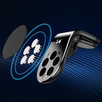 Wozinsky magnetický držák na telefon pro ventilaci černý (WCH-02)