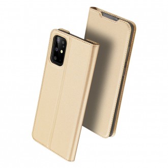Dux Ducis Skin Pro s flipovým krytem pro Samsung Galaxy S20 Plus gold