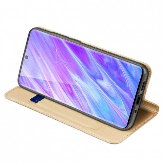 Dux Ducis Skin Pro s flipovým krytem pro Samsung Galaxy S20 Plus gold