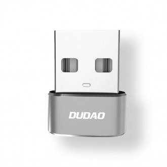 Dudao adaptér z USB Type-C na USB černý (L16AC černý)