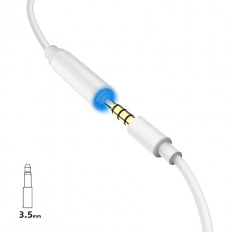 Dudao audio adaptér adaptér sluchátek z Lightning na 3,5 mm mini jack bílý (L16i bílý)
