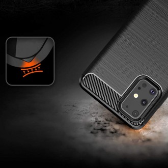 Flexibilní kryt Carbon Case pro Samsung Galaxy S20 Ultra černý