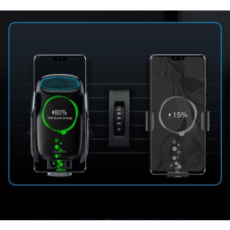 [RETURNED ITEM] Baseus Milky Way 15W wireless Qi car charger phone automatic holder black (WXHW02-01)