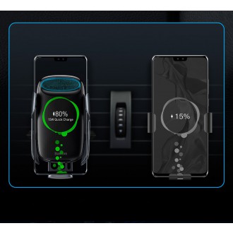 [RETURNED ITEM] Baseus Milky Way 15W wireless Qi car charger phone automatic holder black (WXHW02-01)