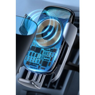 [RETURNED ITEM] Baseus Milky Way 15W wireless Qi car charger phone automatic holder black (WXHW02-01)