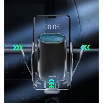 [RETURNED ITEM] Baseus Milky Way 15W wireless Qi car charger phone automatic holder black (WXHW02-01)