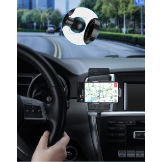 [RETURNED ITEM] Baseus Milky Way 15W wireless Qi car charger phone automatic holder black (WXHW02-01)