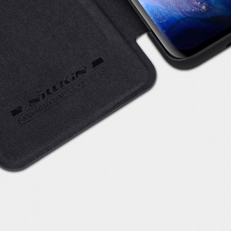 Kožené pouzdro Nillkin Qin pro Samsung Galaxy S20 Ultra černé