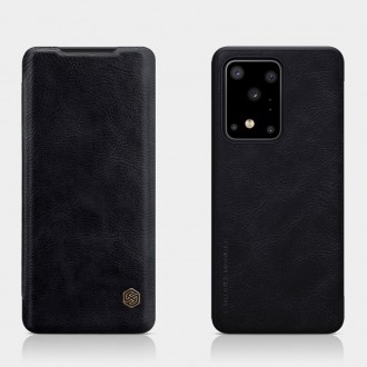 Kožené pouzdro Nillkin Qin pro Samsung Galaxy S20 Ultra černé