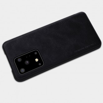 Kožené pouzdro Nillkin Qin pro Samsung Galaxy S20 Ultra černé