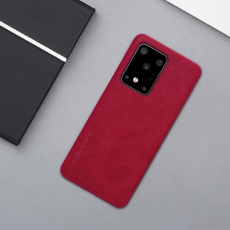Kožené pouzdro Nillkin Qin pro Samsung Galaxy S20 Ultra černé
