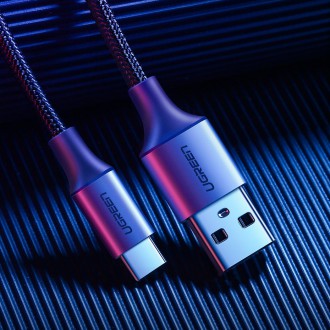 Ugreen kabel USB kabel – USB Type C Quick Charge 3.0 3A 0,5 m šedý (60125)