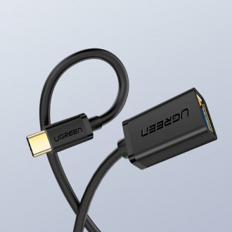 Ugreen adapter OTG cable USB 3.0 to USB Type C black (30701)