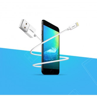 Ugreen cable USB - Lightning MFI 1m 2,4A white (20728)