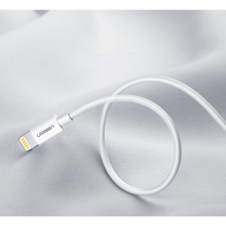 Ugreen cable USB - Lightning MFI 1m 2,4A white (20728)