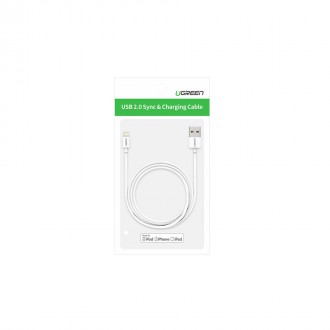 Ugreen cable USB - Lightning MFI 2m 2.4A white (20730)