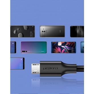 Ugreen cable USB - micro USB 2A 2m black cable (60138)