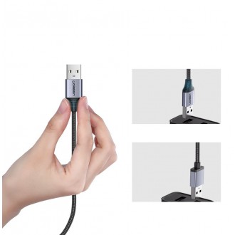 Ugreen cable USB - micro USB cable 2m gray (60148)