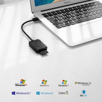 Ugreen SD / micro SD card reader to USB 3.0 black (20250)