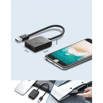 Ugreen SD / micro SD card reader to USB 3.0 black (20250)