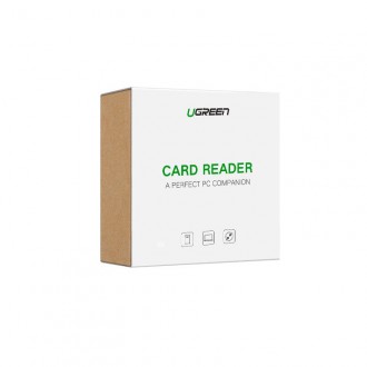 Ugreen USB 3.0 SD / micro SD / CF / MS čtečka paměťových karet černá (30231)