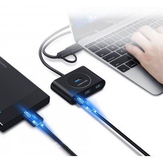 Ugreen HUB splitter 4x USB 3.2 Gen 1 (0.5 m cable) black (20290)