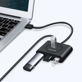 Ugreen HUB splitter 4x USB 3.2 Gen 1 (0.5 m cable) black (20290)