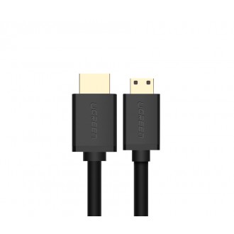 Ugreen cable HDMI - mini HDMI cable 19 pin 2.0v 4K 60Hz 30AWG 1.5m black (11167)